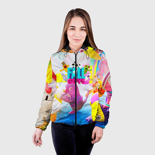 Женская куртка FALL GAYS ФОЛЛ ГАЙС / 3D-Черный – фото 4