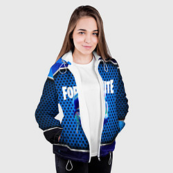 Куртка с капюшоном женская FORTNITE NINJA, цвет: 3D-белый — фото 2