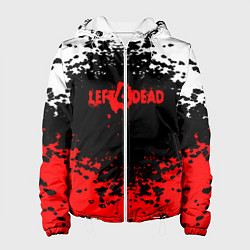Куртка с капюшоном женская Left 4 Dead, цвет: 3D-белый