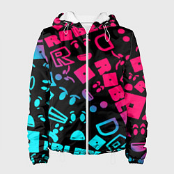 Куртка с капюшоном женская Roblox, цвет: 3D-белый