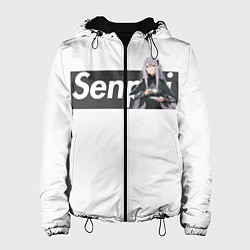 Куртка с капюшоном женская Re:Zero, цвет: 3D-черный