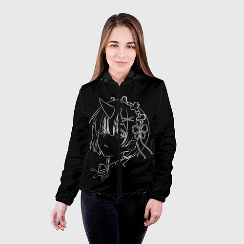 Женская куртка Re:Zero / 3D-Черный – фото 4