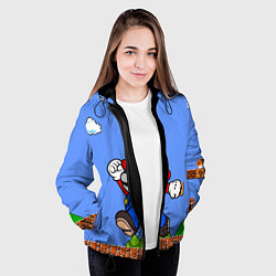 Куртка с капюшоном женская Mario, цвет: 3D-черный — фото 2