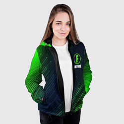 Куртка с капюшоном женская FORTNITE ФОРТНАЙТ, цвет: 3D-черный — фото 2