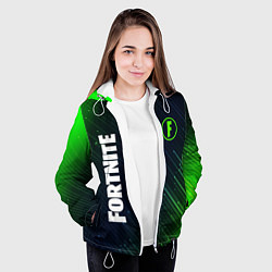 Куртка с капюшоном женская FORTNITE ФОРТНАЙТ, цвет: 3D-белый — фото 2