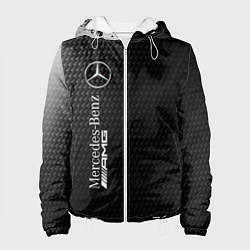 Куртка с капюшоном женская MERCEDES МЕРСЕДЕС, цвет: 3D-белый