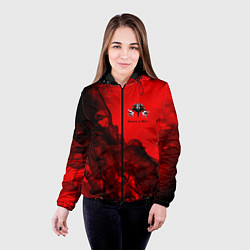 Куртка с капюшоном женская КОРОЛЬ И ШУТ, цвет: 3D-черный — фото 2