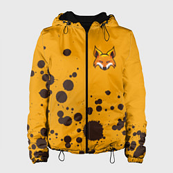 Куртка с капюшоном женская FOX, цвет: 3D-черный