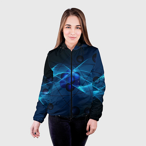 Женская куртка Атом / 3D-Черный – фото 4