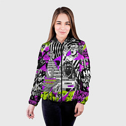 Куртка с капюшоном женская Watch Dogs: Legion, цвет: 3D-черный — фото 2