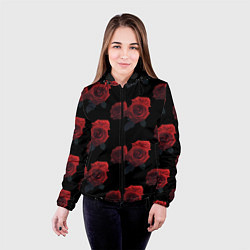 Куртка с капюшоном женская Роза, цвет: 3D-черный — фото 2