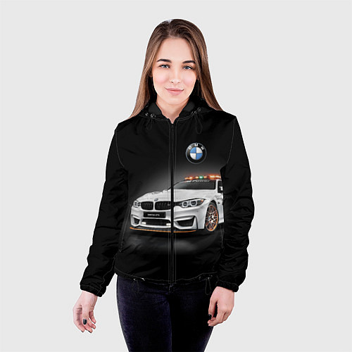 Женская куртка Safety car / 3D-Черный – фото 4