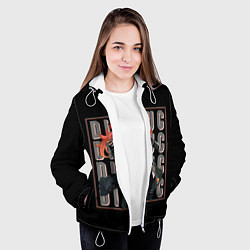 Куртка с капюшоном женская Genshin Impact, цвет: 3D-белый — фото 2