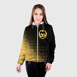 Куртка с капюшоном женская BENDY AND THE INK MACHINE, цвет: 3D-белый — фото 2