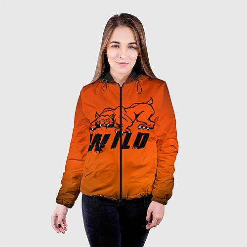 Женская куртка WildДикий / 3D-Черный – фото 4