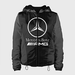 Куртка с капюшоном женская MERCEDES-BENZ, цвет: 3D-черный