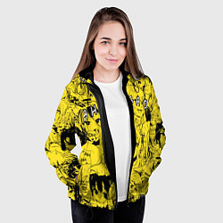 Куртка с капюшоном женская AHEGAO, цвет: 3D-черный — фото 2
