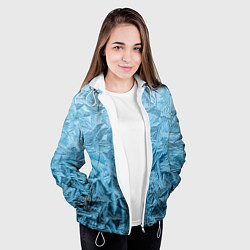 Куртка с капюшоном женская Иней, цвет: 3D-белый — фото 2