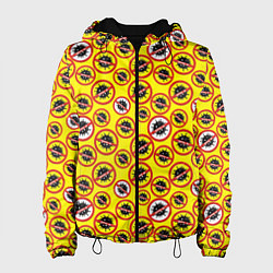 Куртка с капюшоном женская COVID-19, цвет: 3D-черный