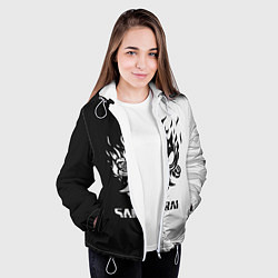 Куртка с капюшоном женская SAMURAI, цвет: 3D-белый — фото 2