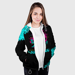 Куртка с капюшоном женская 2077, цвет: 3D-белый — фото 2