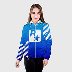 Куртка с капюшоном женская ROCKSTAR GAME, цвет: 3D-белый — фото 2