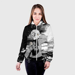 Куртка с капюшоном женская Химико Тога, цвет: 3D-белый — фото 2