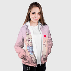 Куртка с капюшоном женская Альпака, цвет: 3D-белый — фото 2