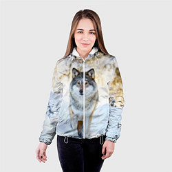 Куртка с капюшоном женская Я зимой, цвет: 3D-белый — фото 2