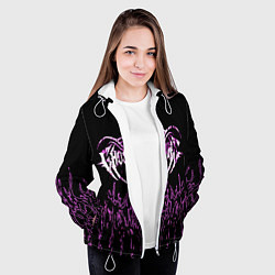 Куртка с капюшоном женская GHOSTEMANE, цвет: 3D-белый — фото 2