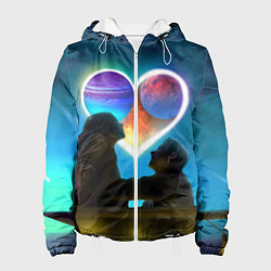 Куртка с капюшоном женская Ваня Дмитриенко Венера-Юпитер, цвет: 3D-белый