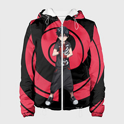 Куртка с капюшоном женская Инцидент Кэмоно, цвет: 3D-белый