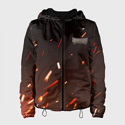 Куртка с капюшоном женская VALHEIM ВАЛЬХЕЙМ Z, цвет: 3D-черный