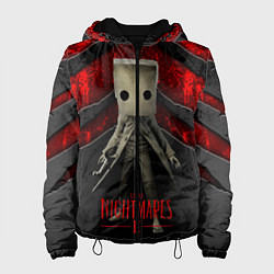 Куртка с капюшоном женская Little Nightmares 2, цвет: 3D-черный