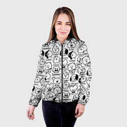 Куртка с капюшоном женская BTS BT21, цвет: 3D-черный — фото 2