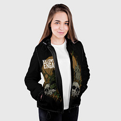 Куртка с капюшоном женская Killswitch Engage, цвет: 3D-черный — фото 2
