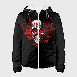Куртка с капюшоном женская Cannibal Corpse, цвет: 3D-белый