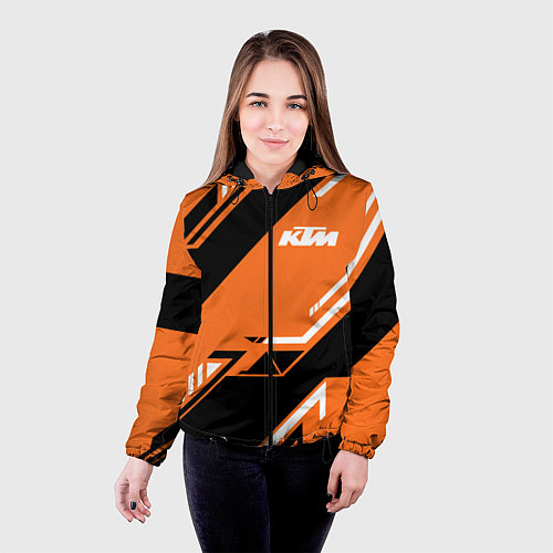 Женская куртка KTM КТМ SPORT / 3D-Черный – фото 4