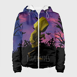 Куртка с капюшоном женская Little Nightmares 2, цвет: 3D-белый