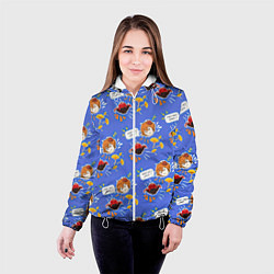 Куртка с капюшоном женская Тарталья на обеде, цвет: 3D-белый — фото 2