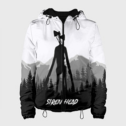Куртка с капюшоном женская SIREN HEAD DARK FOREST, цвет: 3D-черный
