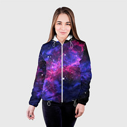 Куртка с капюшоном женская Distant space, цвет: 3D-белый — фото 2