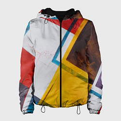 Куртка с капюшоном женская KVADRO, цвет: 3D-черный