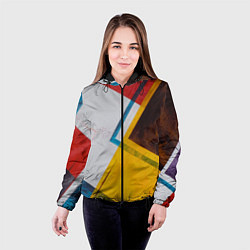 Куртка с капюшоном женская KVADRO, цвет: 3D-черный — фото 2