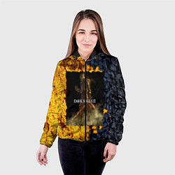 Куртка с капюшоном женская DARK SOULS 3, цвет: 3D-черный — фото 2