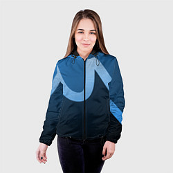 Куртка с капюшоном женская WAVE, цвет: 3D-черный — фото 2