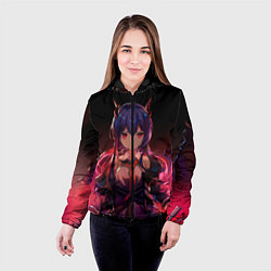 Куртка с капюшоном женская Wawazi Arknights, цвет: 3D-черный — фото 2