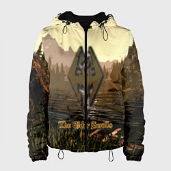 Куртка с капюшоном женская The Elder Scrolls Online, цвет: 3D-черный