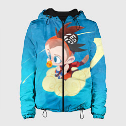 Куртка с капюшоном женская Baby Goku, цвет: 3D-черный