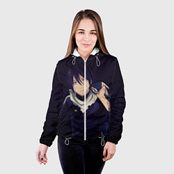 Куртка с капюшоном женская Ято Бездомный бог, цвет: 3D-белый — фото 2